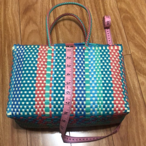 Woven basket bag - Picture 6 of 8